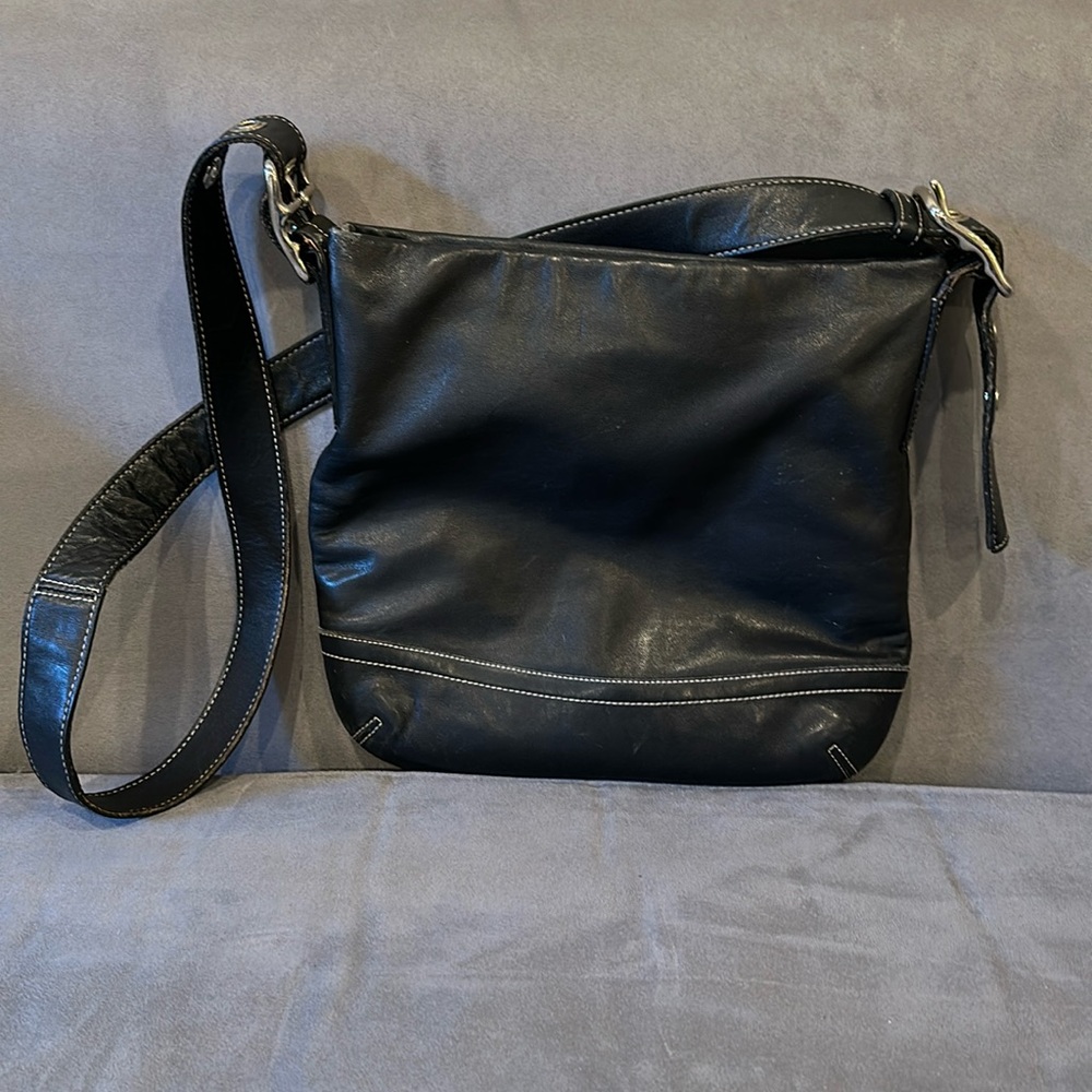 Y2K Coach Legacy 1415 black crossbody bag